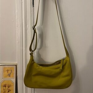 Weekday Olive Shoulder Bag in Mustard-Green